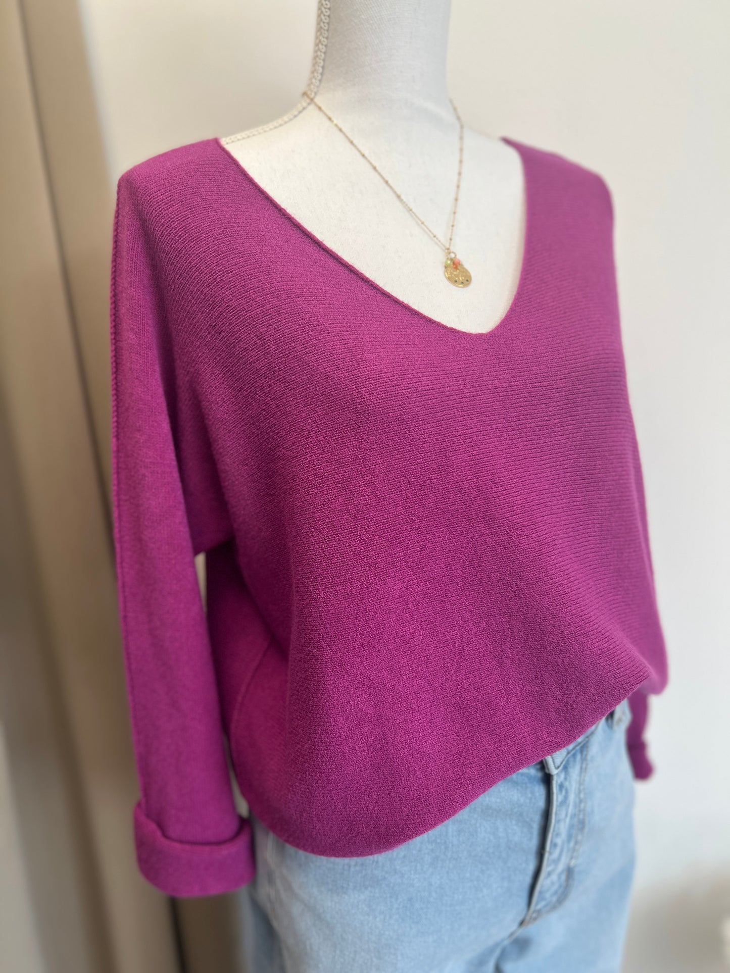 PULL AURORE VIOLET