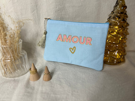 POCHETTE AMOUR BLEU